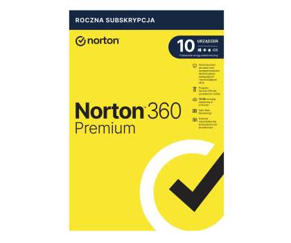 Program antywirusowy NortonLifeLock 360 Premium 10st. (12m.) ESD